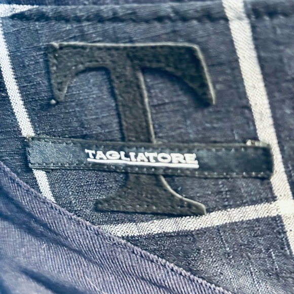 Tagliatore 40R linen wool double breasted blazer like new - Picture 6 of 7